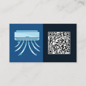 Aangepaste QR airconditioning HVAC Visitekaartje (Voorkant)