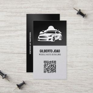 Aangepaste QR-auto-detailer Contactkaartje