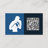 Aangepaste QR Boxing Gym Visitekaartje (Voorkant)