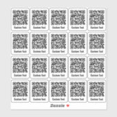 Aangepaste QR-code 20 Sticker instellen (Vel)