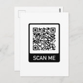 Aangepaste QR-code Briefkaart (Voorkant / Achterkant)