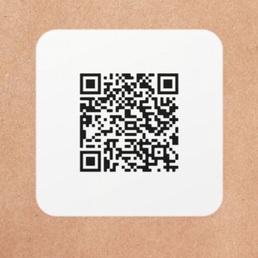 Aangepaste QR Code business classic sticker