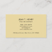 Aangepaste QR-code Business Logo | Modern Professi Visitekaartje (Achterkant)