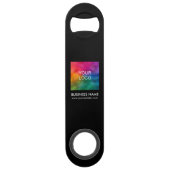 Aangepaste QR Code Business Logo URL Schattigee Pr Speed Flessenopener (Voorkant)