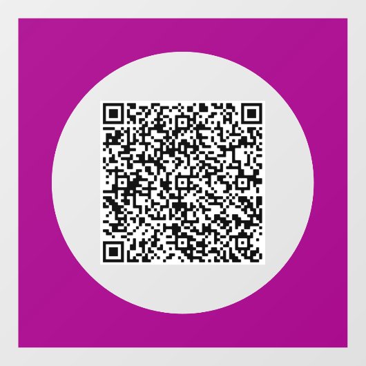 Aangepaste QR-code Business Promotievenster Cling Raamsticker (Vel)