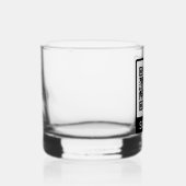 Aangepaste QR-Code business Whisky Glas (Rechts)