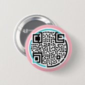 Aangepaste QR Code Button voor handelaren (Voorkant /achterkant)