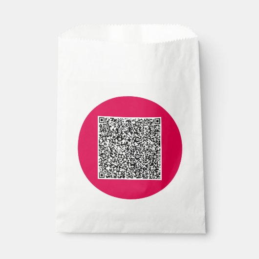 Aangepaste QR-code cadeautasjes Persoonlijk ontwer Bedankzakje (Voorkant)