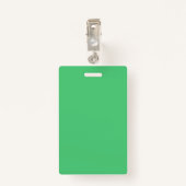 Aangepaste Qr Code Covid Green Pass Badge (Achterkant met clip)