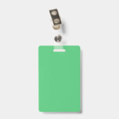 Aangepaste QR-code Covid Groen Paspoort Badge (Achterkant met clip)
