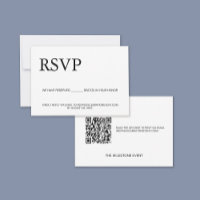 Aangepaste QR-code E-mail RSVP Gereserveerde stoel