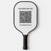 Aangepaste QR-code en tekst Pickleball Paddle-Sjab Paddle (Achterkant)