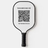 Aangepaste QR-code en tekst Pickleball Paddle-Sjab Pickleball Paddle (Achterkant)