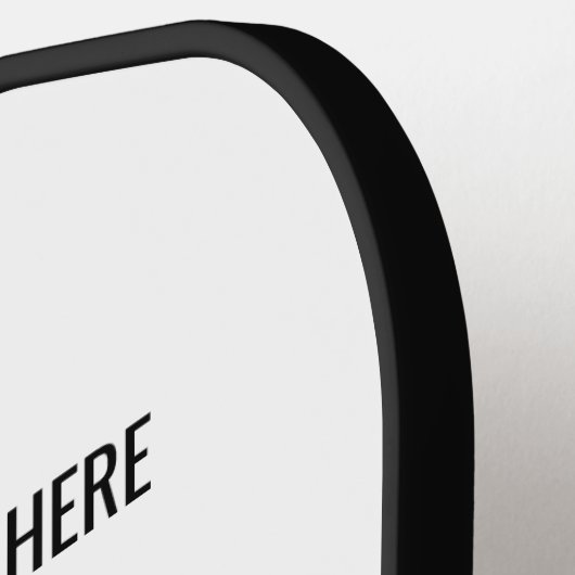 Aangepaste QR-code en tekst Pickleball Paddle-Sjab Pickleball Paddle (Links Detail)