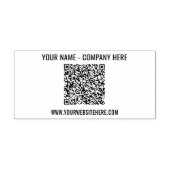 Aangepaste QR-code en tekst Self-inking Stamp Sjab Zelfinktende Stempel (Design)