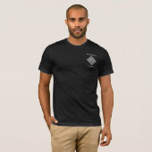 Aangepaste QR-code en tekst uw zakelijke T-shirt (Voorkant volledig)