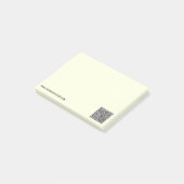 Aangepaste QR-code en website Post-it® Notes-sjabl Notes (Schuin)