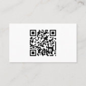 Aangepaste QR-code Executive Visitekaartje (Achterkant)