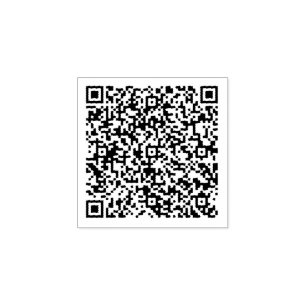 Aangepaste QR-code Gepersonaliseerde rubberen stem Rubberstempel