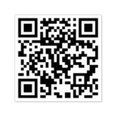 Aangepaste QR-code gepersonaliseerde scannable web Zelfinktende Stempel (Design)