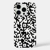 Aangepaste QR-code iPhone Case (Achterkant)