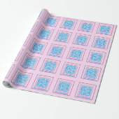 Aangepaste QR Code Jellybean Kleur Lijst Gift Regi Cadeaupapier (Uitgerold)
