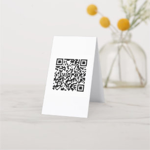 Aangepaste QR-code  Klantenkaartje