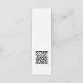 Aangepaste QR-code  Klantenkaartje (Buitenkant ongevouwen)