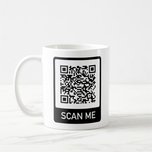 Aangepaste QR-code Koffiemok (Links)