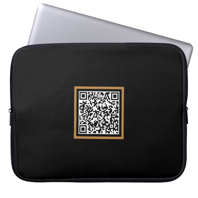 Aangepaste QR Code Laptop Mouw voor Brand Promotie Sleeve (Voorkant)