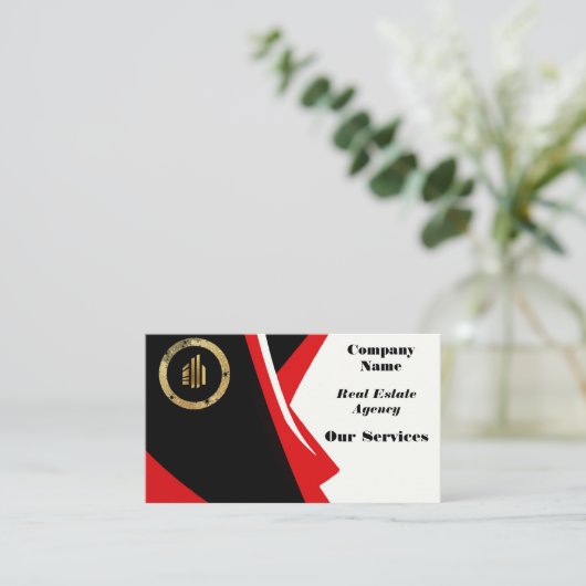 Aangepaste QR-code levendige professional Visitekaartje (Staand voorkant)