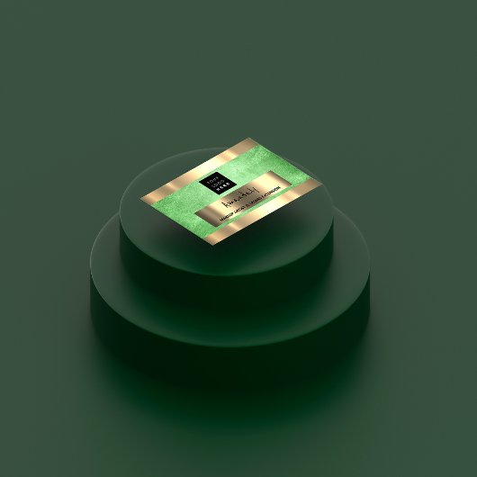 Aangepaste QR CODE Logo Groene Lemon Visitekaartje