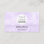 Aangepaste QR-code Logo Sociale online winkelobjec Visitekaartje (Achterkant)