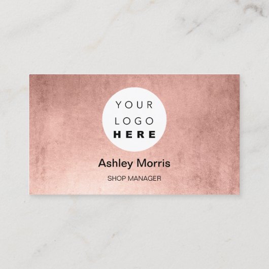 Aangepaste QR-code Logo Sociale online winkeltoevo Visitekaartje (Achterkant)