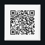 Aangepaste QR-code Magneet<br><div class="desc">Aangepaste QR Code business magnet</div>