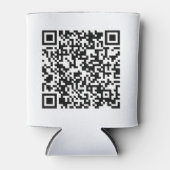 Aangepaste QR-code met kantooruren Blikjeskoeler (Voorkant)