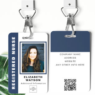 Aangepaste QR-code met uw logo Bedrijfs Event ID B Badge