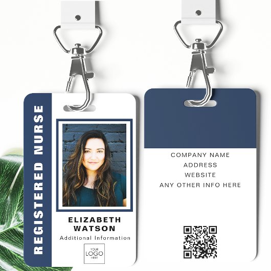 Aangepaste QR-code met uw logo Bedrijfs Event ID B Badge