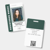 Aangepaste QR-code met uw Logo Company Event ID Badge (Front & Back)