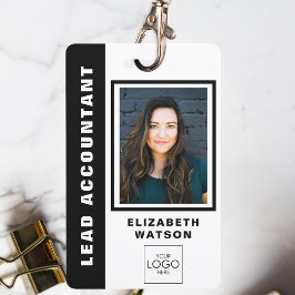 Aangepaste QR-code met uw Logo Company Event ID Badge