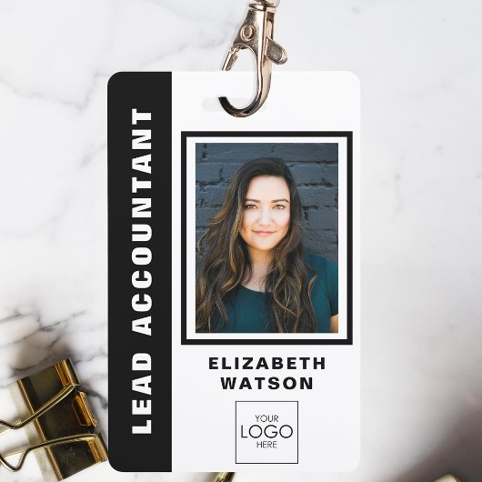 Aangepaste QR-code met uw Logo Company Event ID Badge