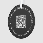 Aangepaste QR-code moderne zakelijke promotionele  Ornament (voorkant)