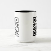 Aangepaste QR-code mok (Midden)