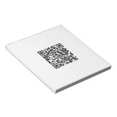Aangepaste QR-code Notitieblok (Schuin)