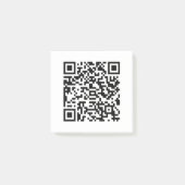 Aangepaste QR-code Post-it® Notes (Voorkant)