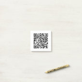 Aangepaste QR-code Post-it® Notes (Op bureau)