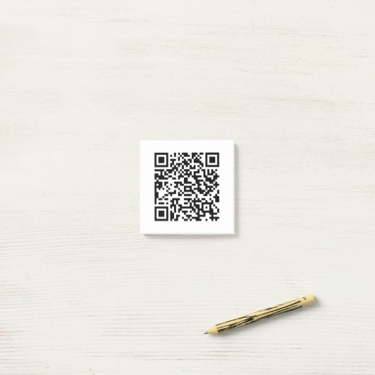 Aangepaste QR-code Post-it® Notes (Op bureau)