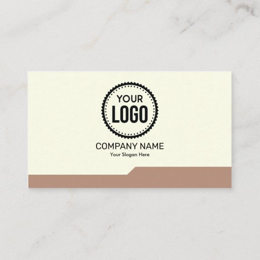 Aangepaste QR Code Professional Company Modern Log Visitekaartje (Achterkant)