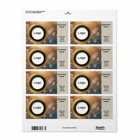Aangepaste QR-code professioneel Etiket (Full Sheet)