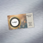 Aangepaste QR-code professioneel Magnetisch Visitekaartje (Voorbeeld)